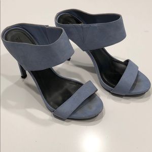 Forever 21 heels . Baby blue